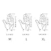 Seakcoik Archery Gloves, Genuine Leather Gloves with Three Finger for Recurve & Compound Bow, Hand Guard Protective for Men Women & Youth - M