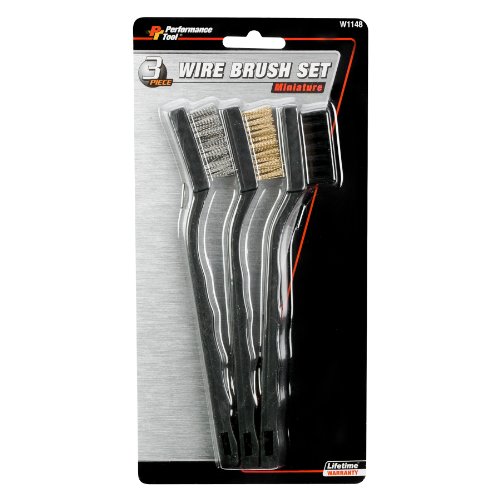 Performance Tool W1148 Miniature Brush Set (3Pc)