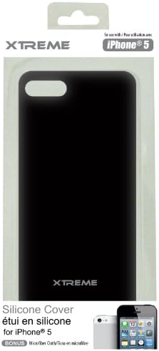 Xtreme 50154 Silicone Case for the iPhone 5 - 1 Pack - Retail Packaging - Black