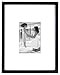 MCS East Village Frame, Black, 11 x 14 matted to 5 x 7 in, Single