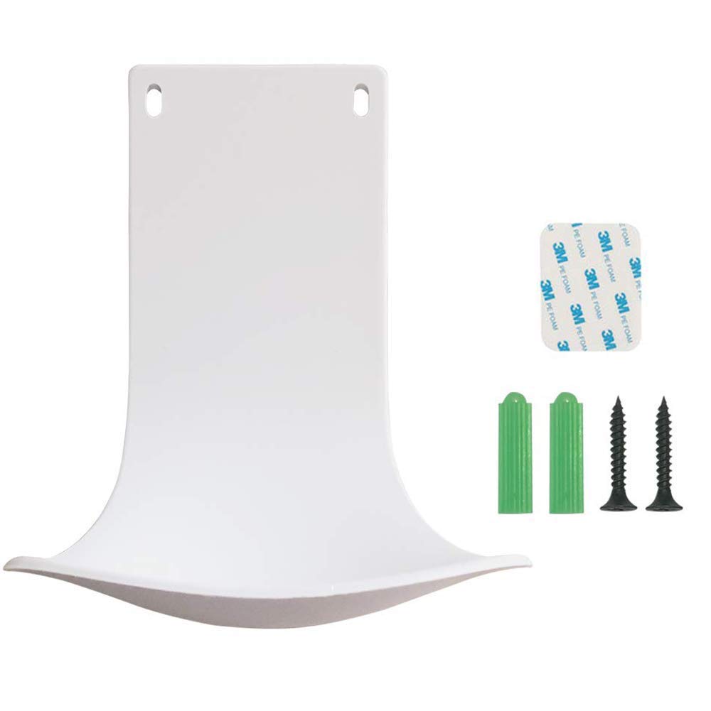 Daylife - Drip Tray for Automatic Soap Dispenser - Adhesive Stickers or Punching 2 in 1 Wall Mount, Dispenser Stand,Soap Dispenser Bracket, Prevent Dripping and Spraying, Easy to Clean (White)