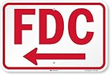SmartSign "Fire Department Connection" FDC Sign