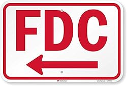 SmartSign "Fire Department Connection" FDC Sign