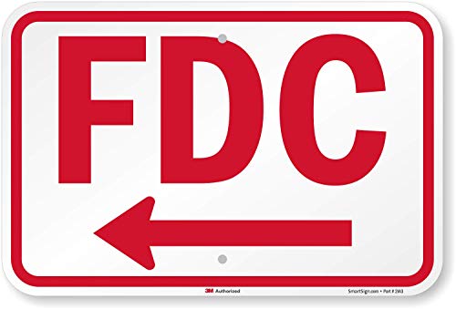 SmartSign "Fire Department Connection" FDC Sign