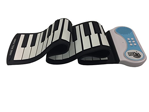 MukikiM Rock And Roll It - Piano. Flexible, Completely Portable, 49 standard Keys, battery OR USB powered. 2016 ASTRA Best Toy for Kids Award Winner!