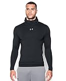 Under Armour Men's ColdGear Armour Compression Hoodie, Black (001), Large