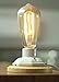 Kiven Vintage Decor White Ceramics Wooden Base Table Lamps E26 Industrial Lamp Home Decor Bulb Not Included