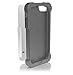 SG0926-M185 Screen Guard Case for Apple iPhone 5/5S - 1 Pack - Retail Packaging - Charcoal/White