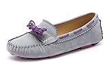 SUNROLAN Women Flats Leather Slip-on Women's Moccasins Fashion Driving Loafer Shoes 803