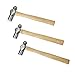 WORKPRO 3-Piece Ball Pein Hammer Set with Hardwood Handle, 12oz, 16oz and 20oz
