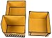 Clever Creations Kids Collapsible Storage Organizer and Ottoman, Perfect Vehicle Themed Toy Chest for Storing Books, Shoes, Games and More, Dump Truck