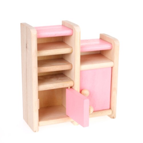 Generic Hölzernes Puppenhaus Möbel Miniatur Holz Spielset für Kinder Kinderspiel Spielzeug von TheBigThumb – Bild 6