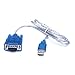 SODIAL USB to RS232 Serial 9 Pin DB9 Cable Adapter Convertor