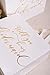 Ling's moment Set of 6 Bridesmaid Proposal Asking Gift Bags Gold Foiled