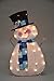 ProductWorks 32-Inch Pre-Lit Candy Cane Lane Snowman Christmas Yard Decoration