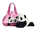 Aurora World Fancy Pals Peek-A-Boo Panda Pet Carrier