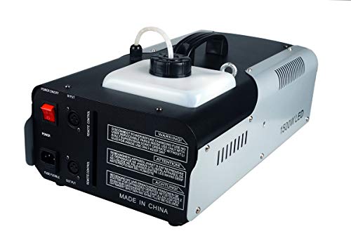 Led Fog Machine,1500w Smoke Machine, With 6x3w 3in1 Led,Wired Control and Remote Control, Use For Disco, Ballroom, KTV, Bar,Club, Party, Wedding