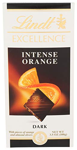 Lindt Excellence Intense Orange Dark Chocolate Bar