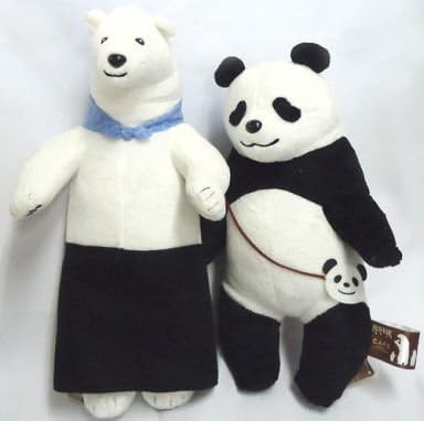 Amazon しろくまカフェ スーパーdx ぬいぐるみ 登場編 シロクマくん パンダくん 全2種セット ぬいぐるみ ホビー