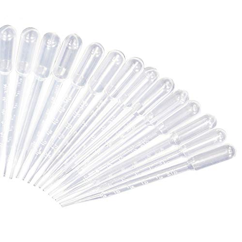 ULAB Scientific LDPE Transfer Pipette, Vol. 7ml, 3ml Graduated, 0.5ml Graduation 155mm, Pack of 100, UTP1002