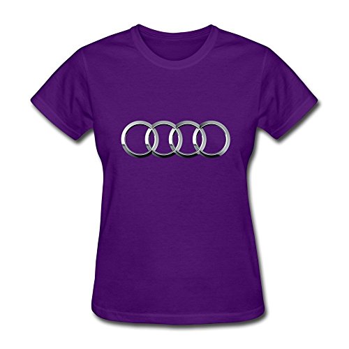 Van Women's Volks Wagen AG Germany Audi Car Brand Logo Tees XXL Purple