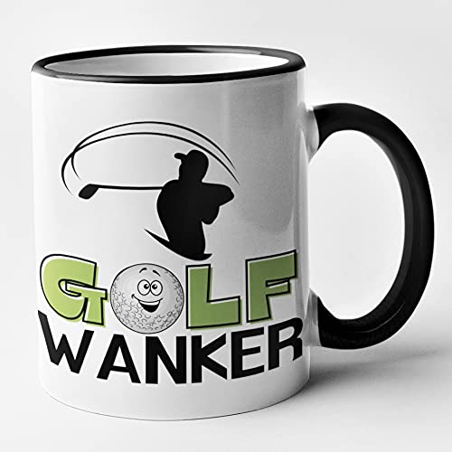 Generic Black Golf Mug, 11oz, Microwave & Dishwasher Safe