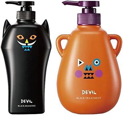 [Morutobene] Loretta Devil Black Shampoo 600ml & Loretta Devil Black Treatment 500g set