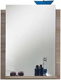 Trendteam 1316-401-90 Campus - Espejo de baño con balda (imitación de roble, 60 x 75 x 15 cm), color roble, roble(oak) 