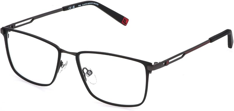 , gafas de vista (VFID17), color: MATT GUN METAL WITH MATT BLACK PARTS, 54/17/145, (Male)