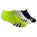 adidas Boys Cushion No Show Socks (Pack of 3), Semi Solar Yellow/Black - White/Black - Black/Semi Solar Yellow, Medium