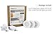 LED Under Cabinet Lighting Kit - 2Watt Warm White LED Puck Lights with UL-Listed Power Adapter for Closet, Kitchen Cabinet, Under Counter Lighting (Surface & Recessed Mount), 3Pcs
