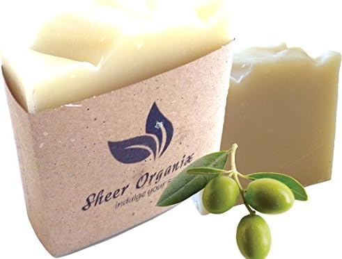 Sheer Organix Luxury Rejuvenative Handmade Herbal Soap, 3.52 oz. / 100g, Olive