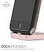 iPhone 8 Plus Leather Case, Vena [vLuxe][Leather Back | Metal Button] Slim Dual Layer Protective Cover for Apple iPhone 8 Plus/iPhone 7 Plus (4.7