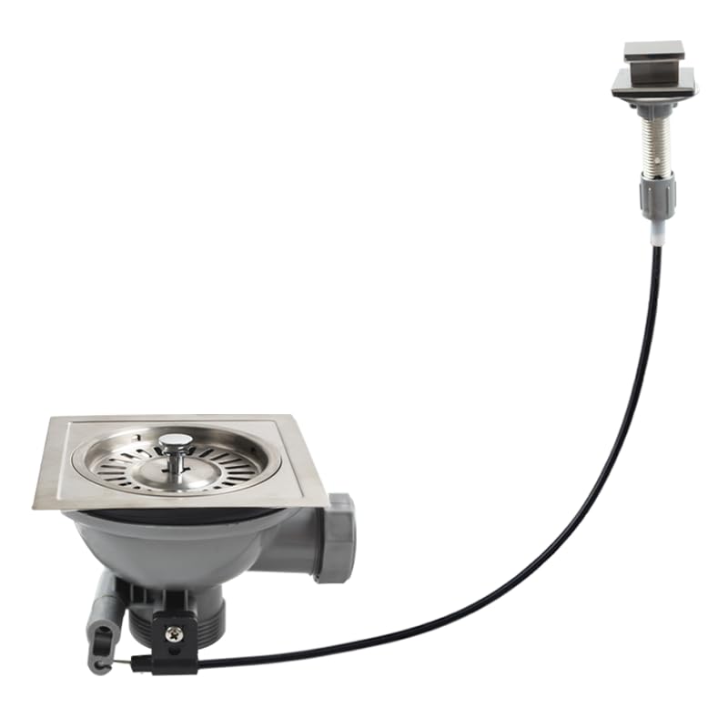 Talea Square Strainer Basket Waste Kit for Old Kitchen Sink, Drainer With ControllerXK143C005-U