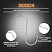 KRENDR 30 Pack Large S Hooks, 3.35
