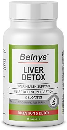 Belnys – Liver Detox – Support Digestion &amp; Bloating – High Potency Supplement (60 tabs)