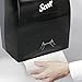 Scott Essential Hard Roll Paper Towel Dispenser (46253), Fast Change, 12.63” x 16.13” x 10.2”, Smoke (Black)