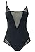 CUPSHE Fashion Women’s Mesh Splicing One Piece Bikini Swimsuit Beach Swimwear