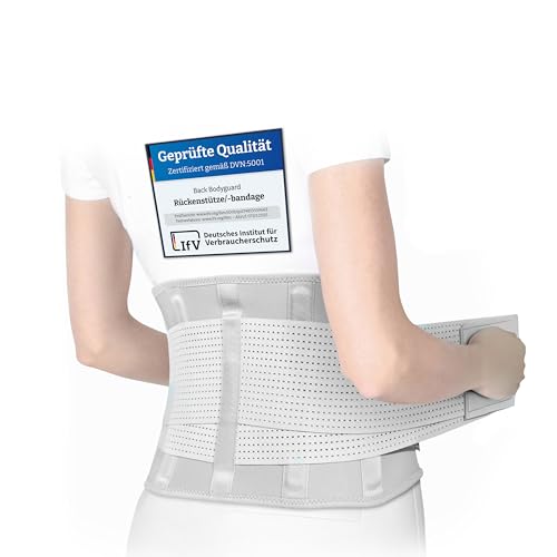BACK BODYGUARD Rückenstützgürtel - Nierengurt - Orthogürtel - Nierenwärmer Herren und Frauen - Rückengurt - Rückenbandage - Ortho Gürtel Isg - Rückens
