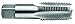 Century Drill & Tool 95203 Carbon Steel Pipe Thread Tap, 3/8-18NPT