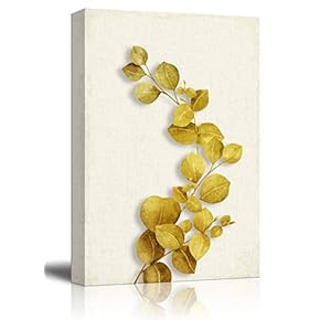3D Effect Gold Leaves
