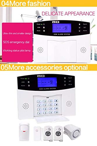 Wireless Autodial Burglar Security Alarm System DIY Kit Home Door Window Motion Detector Sensor