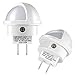 Kohree Automatic Plug-in LED Night Light Lamp with Dusk to Dawn Sensor (White),Pack of 4