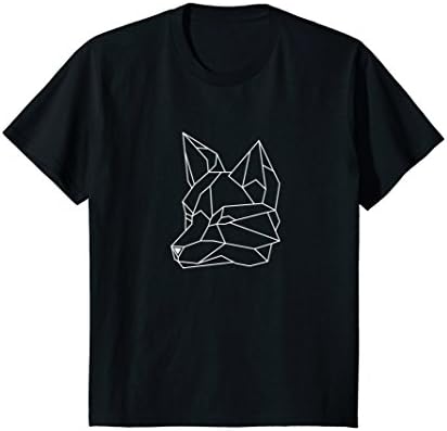 Kids T-Fox T-Shirt Design- Animated - White Logo Tee By Dandy 8 Black