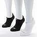 Nike Women's Dri-Fit Cotton Cushioned No Show Socks - 3 Pair (Black/White) medium (women 6-10-men 6-8)