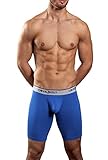 Obviously Naked Boxer Brief 9 inch Leg (Large, Blue)