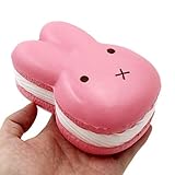 Kutzi Mutzi Jumbo Squishy Kawaii Rabbit Bunny Cream Scented Squishies Slow Rising Decompression Squeeze Toys Children Simulation Cute Rabbit Bunny Toys Easter Gift