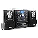 Jensen JMC1250 Bluetooth 3-Speed Stereo Turntable and 3 CD Changer with Dual Cassette Deckthumb 4