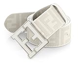 Men's Fendi Zucca white Belt (105cm waist 36-38)