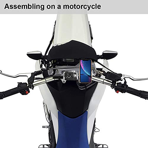 Volo Extender BAR Aluminum Bike Handlebar Extender Cycling Extension Mount Holder for Bike Mounts, GPS Service, Headlights etc (Black, 223)